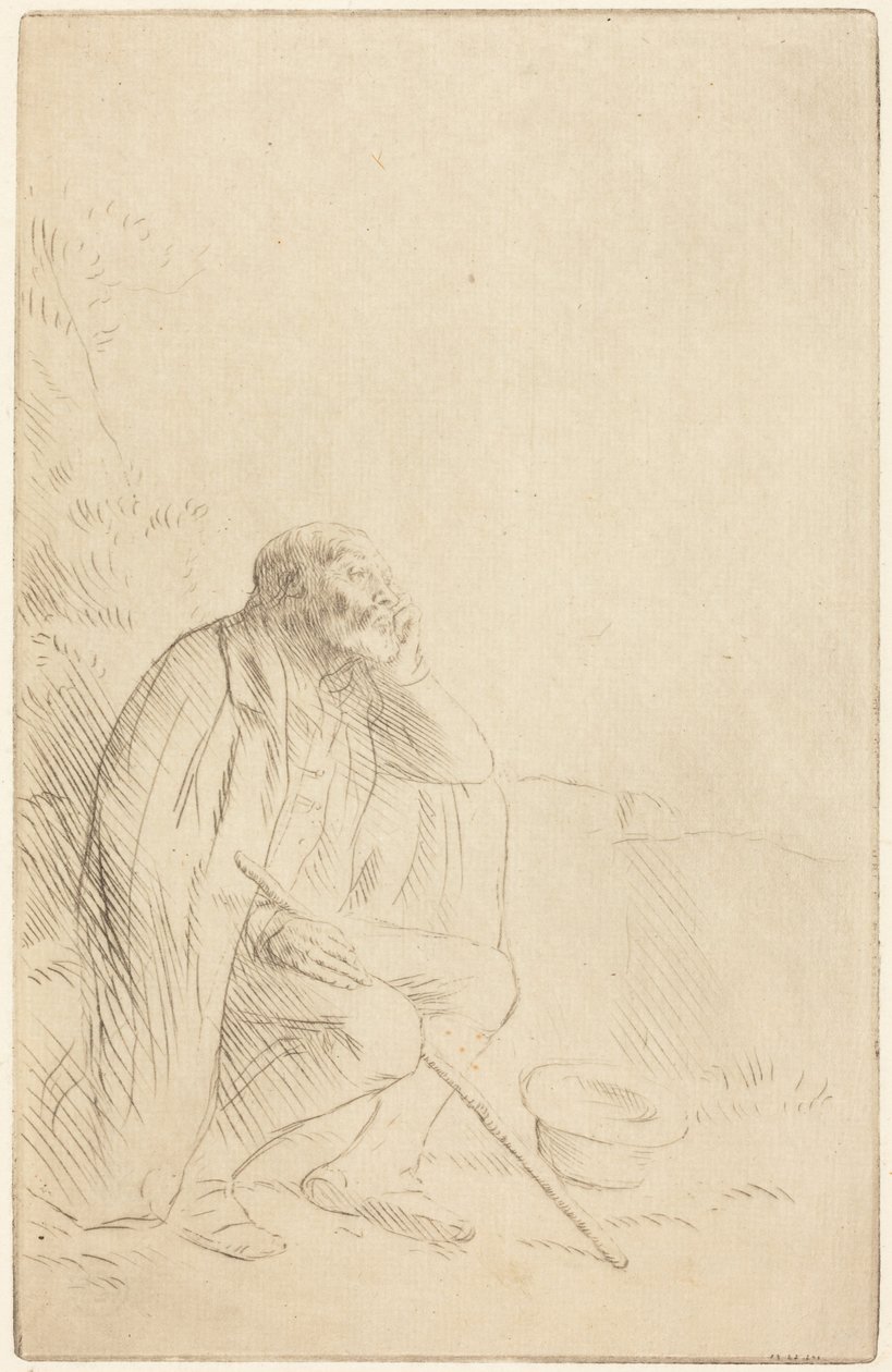 Day-dream (O sonhador) de Alphonse Legros
