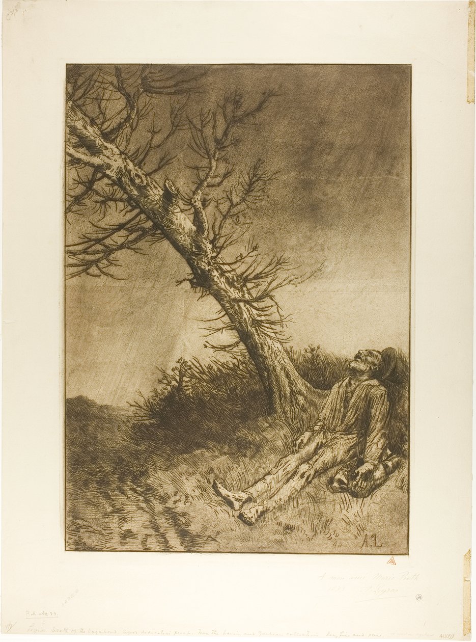 A Morte do Vagabundo de Alphonse Legros