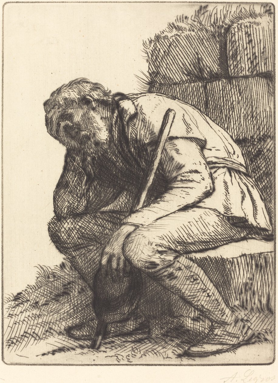 Homem Desesperado Desespere-o. de Alphonse Legros