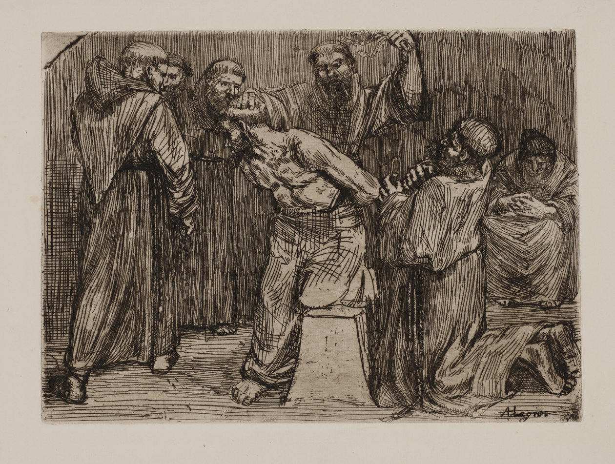 Disciplina no mosteiro de Alphonse Legros