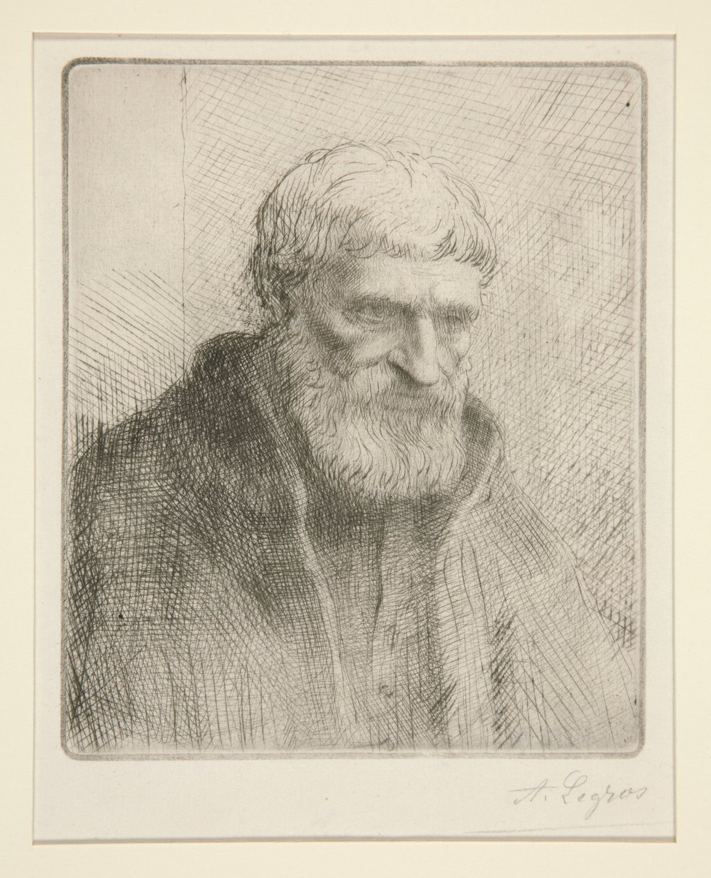 Etude de vieillard (Estudo de um velho) de Alphonse Legros