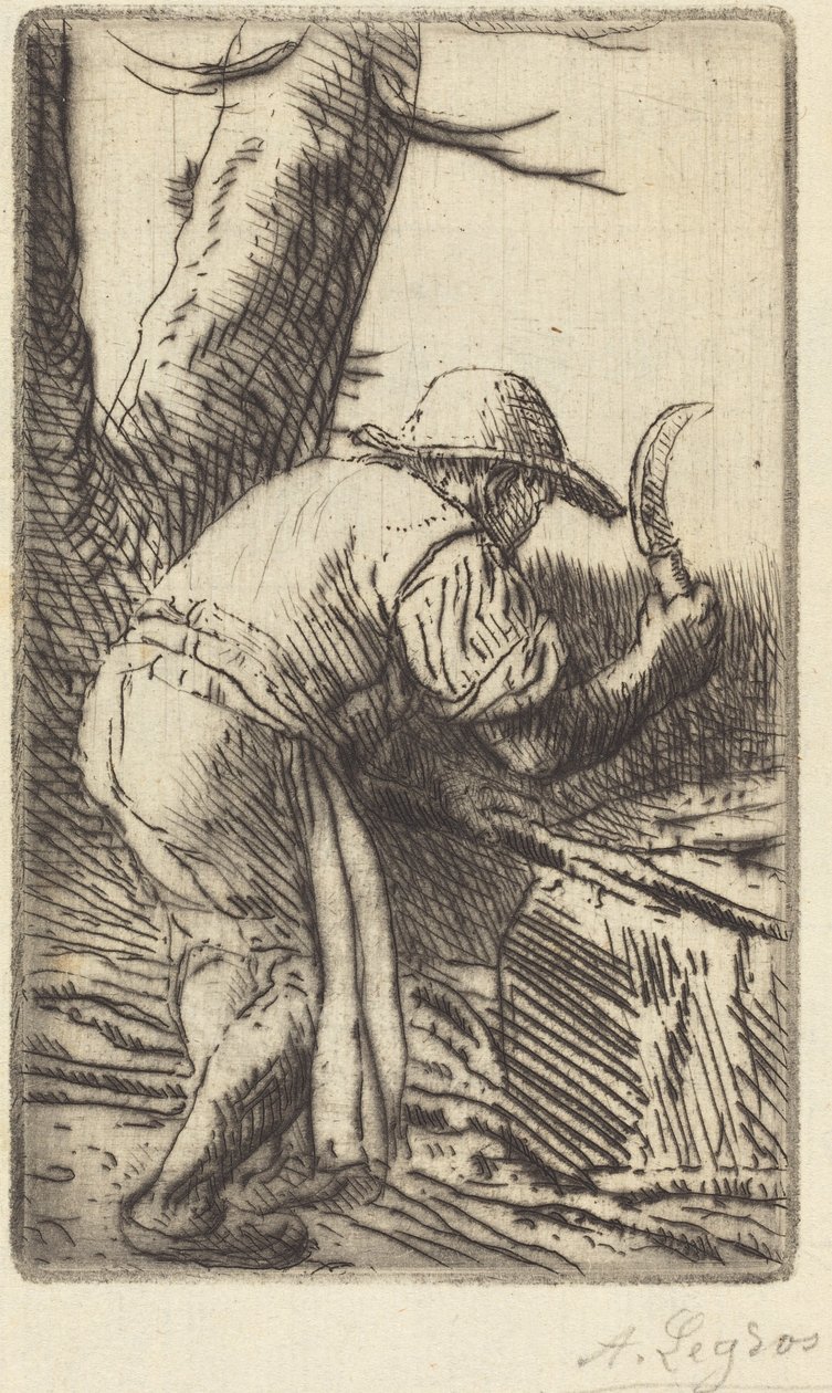 Cortador de bichas (O cortador de bichas) de Alphonse Legros