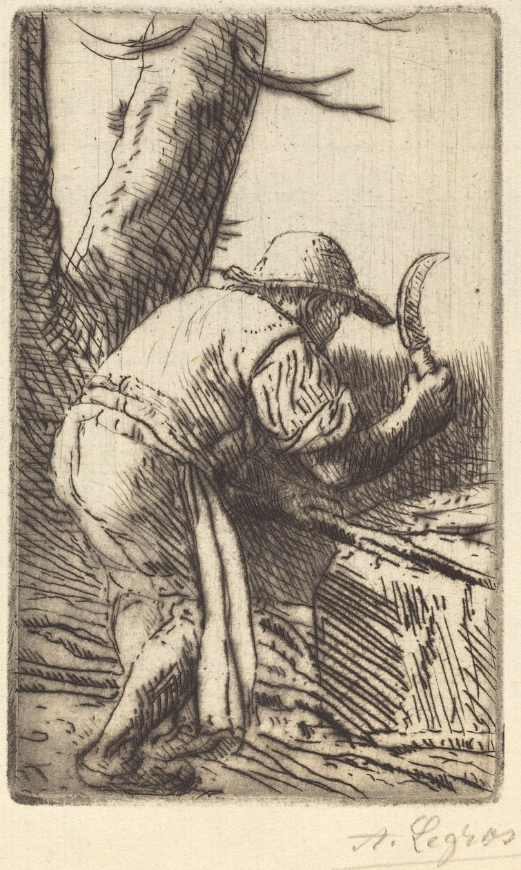 Cortador de bichas (O cortador de bichas) de Alphonse Legros