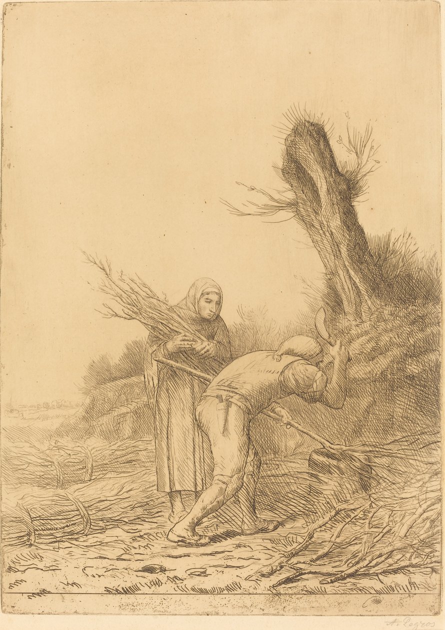 Fabricantes de fagots (Les faiseurs de fagots) de Alphonse Legros