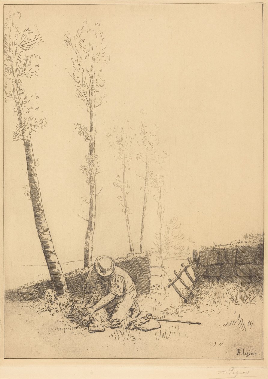 A ovelha reencontrada de Alphonse Legros