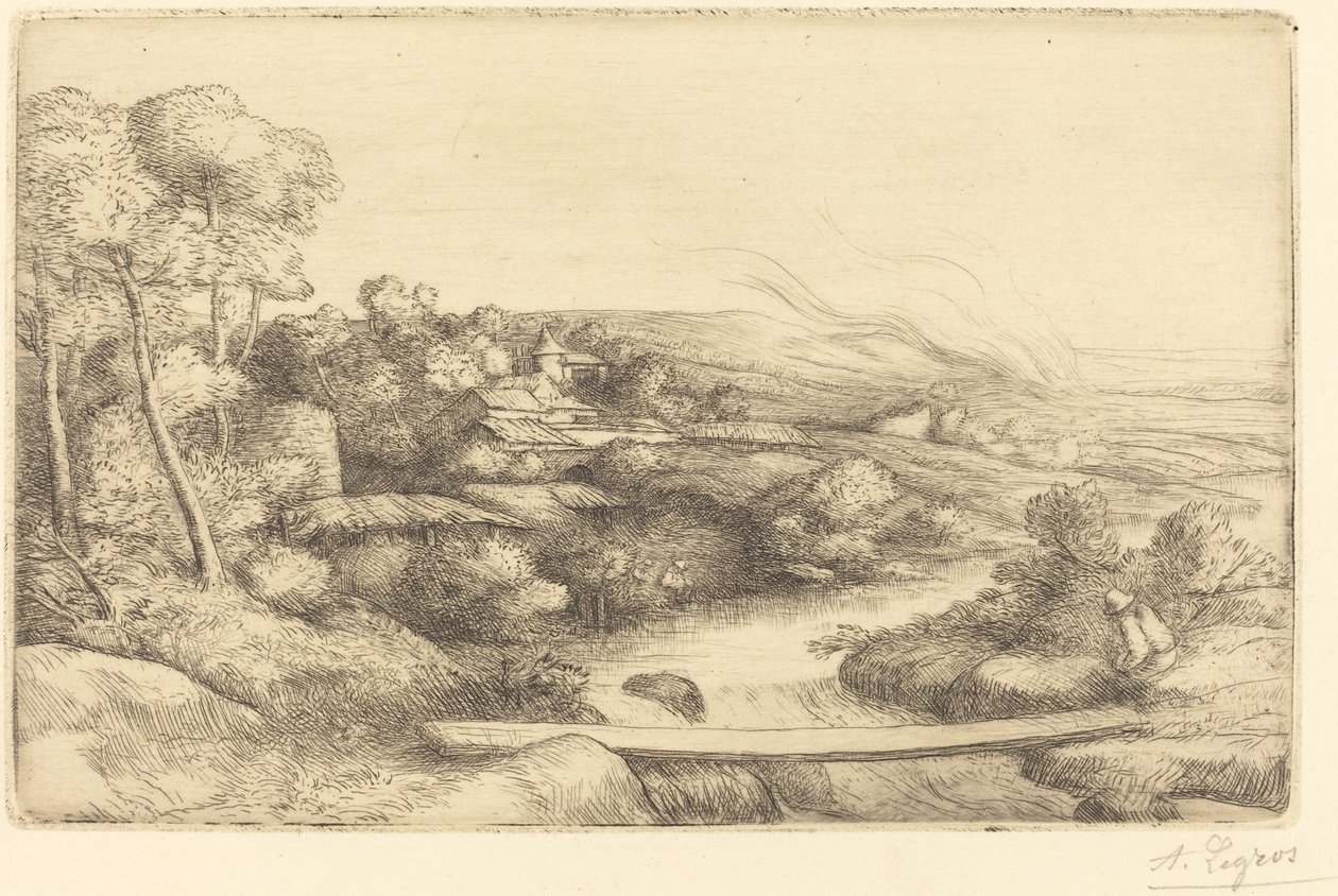 Passarela (La passerelle) de Alphonse Legros