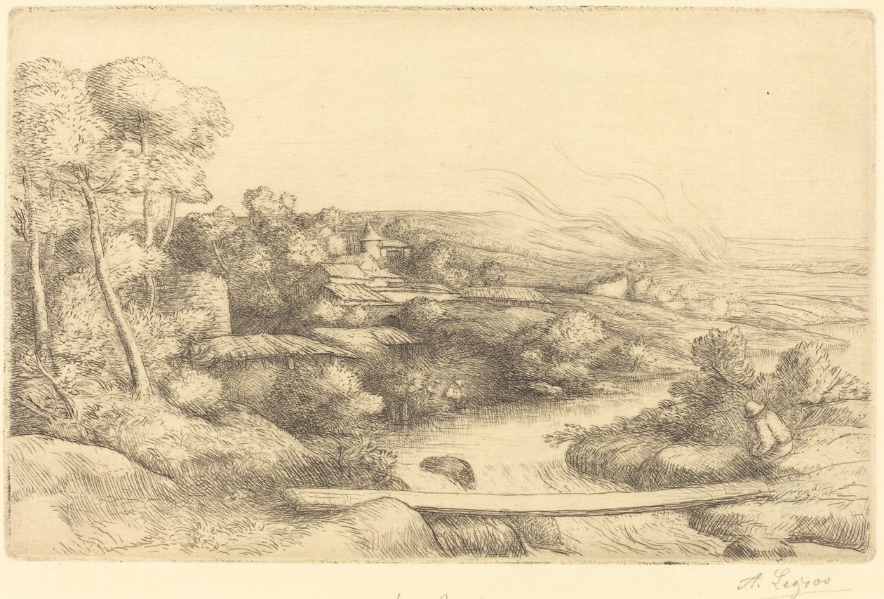 Passarela (La passerelle) de Alphonse Legros