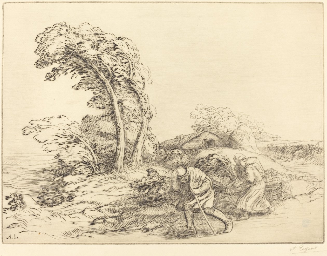 Rajada de Vento de Alphonse Legros