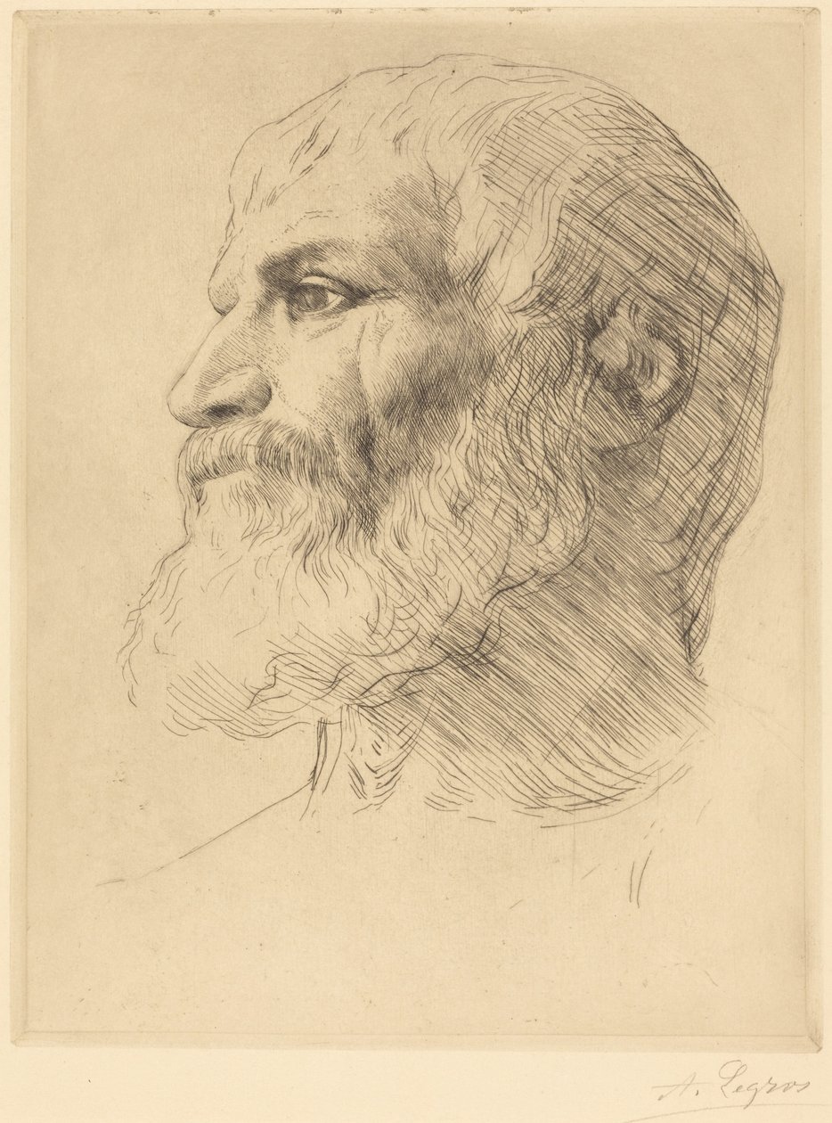 Head of Souliote (Cabeça de Souliote) de Alphonse Legros
