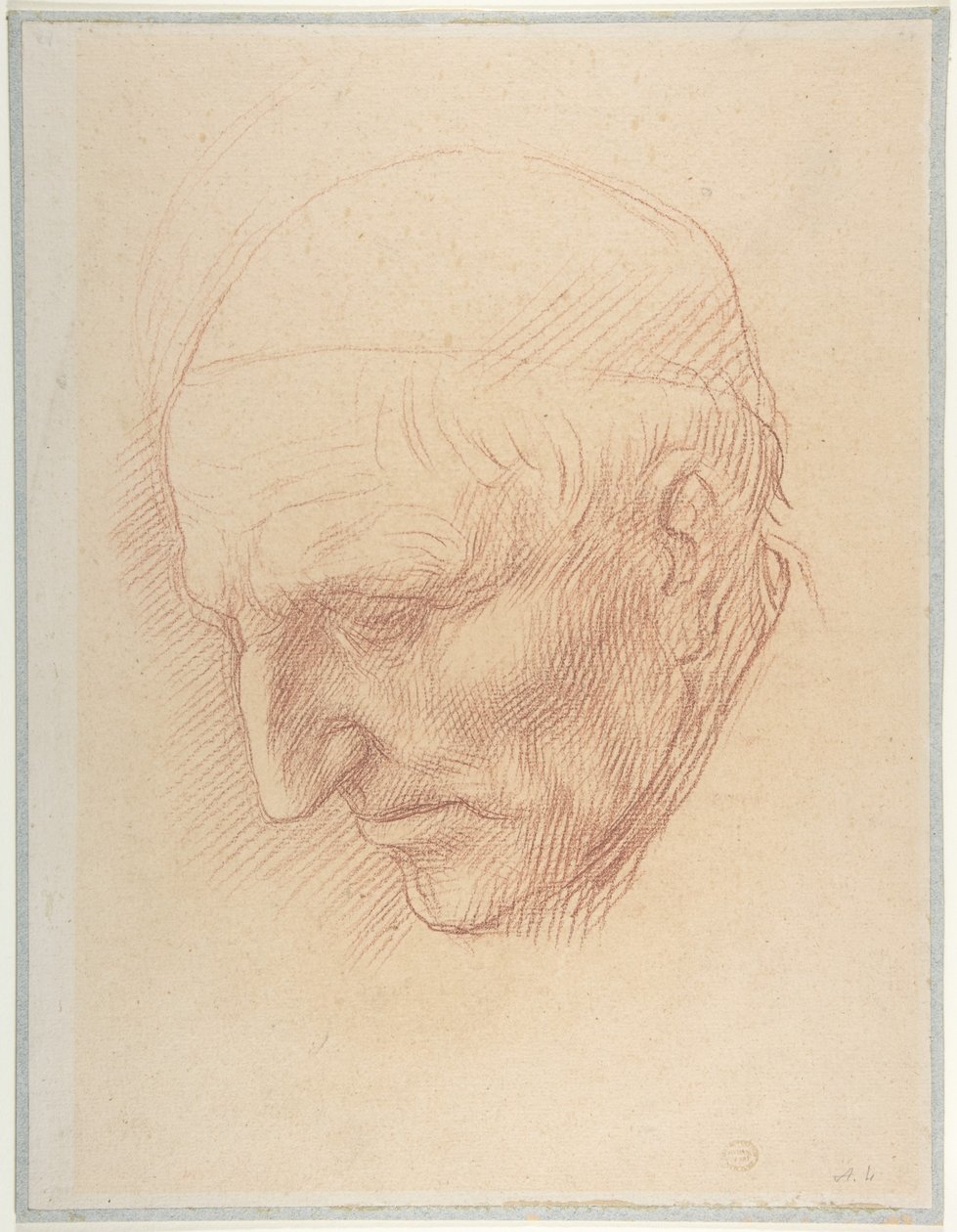 Cabeça de um bedel de Alphonse Legros