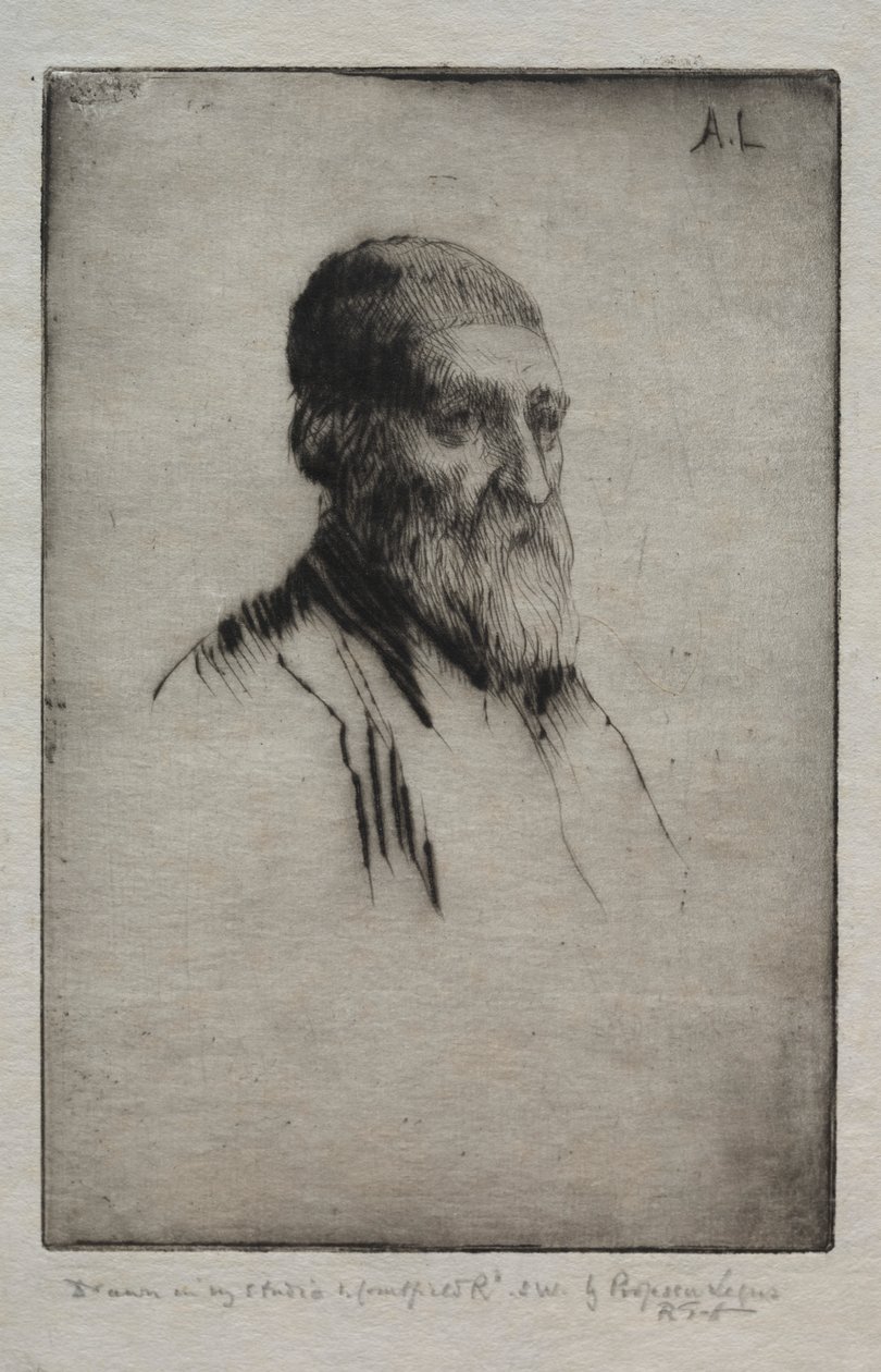 Cabeça de um homem de Alphonse Legros