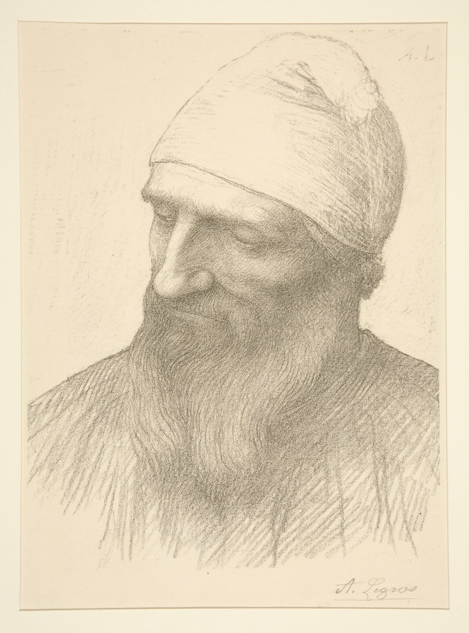 Chefe de um homem de Alphonse Legros