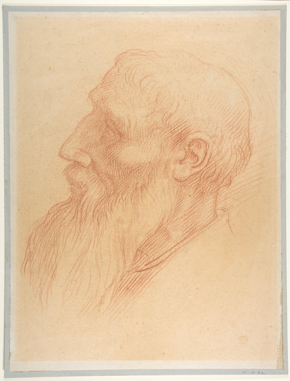 Cabeça de um homem de Alphonse Legros