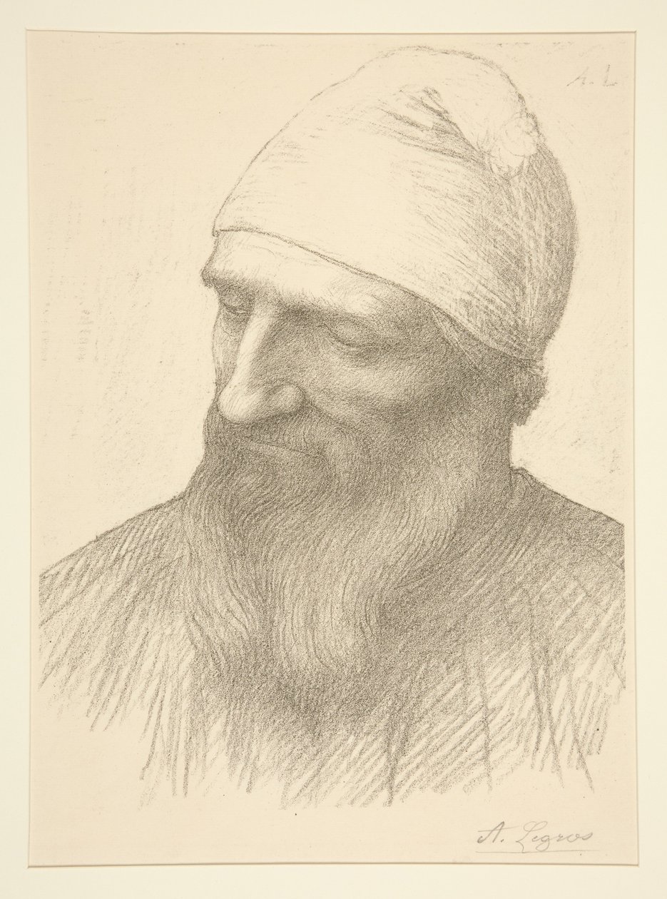 Cabeça de um homem de Alphonse Legros