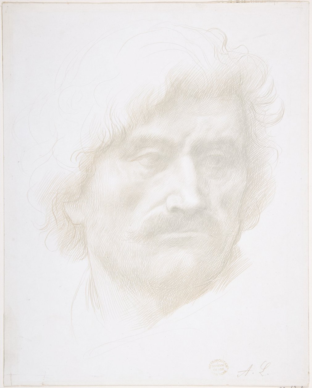Cabeça de homem de Alphonse Legros