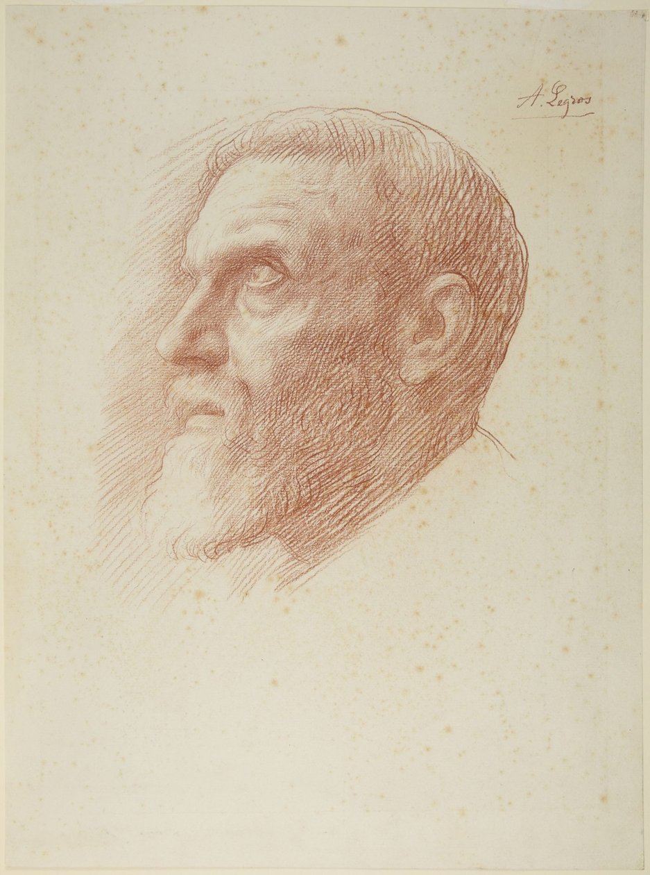 Cabeça do artista de Alphonse Legros