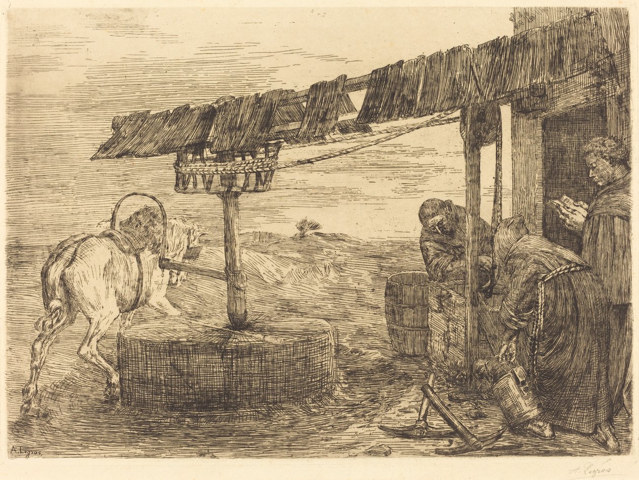 Moinho a cavalo (Le manege) de Alphonse Legros