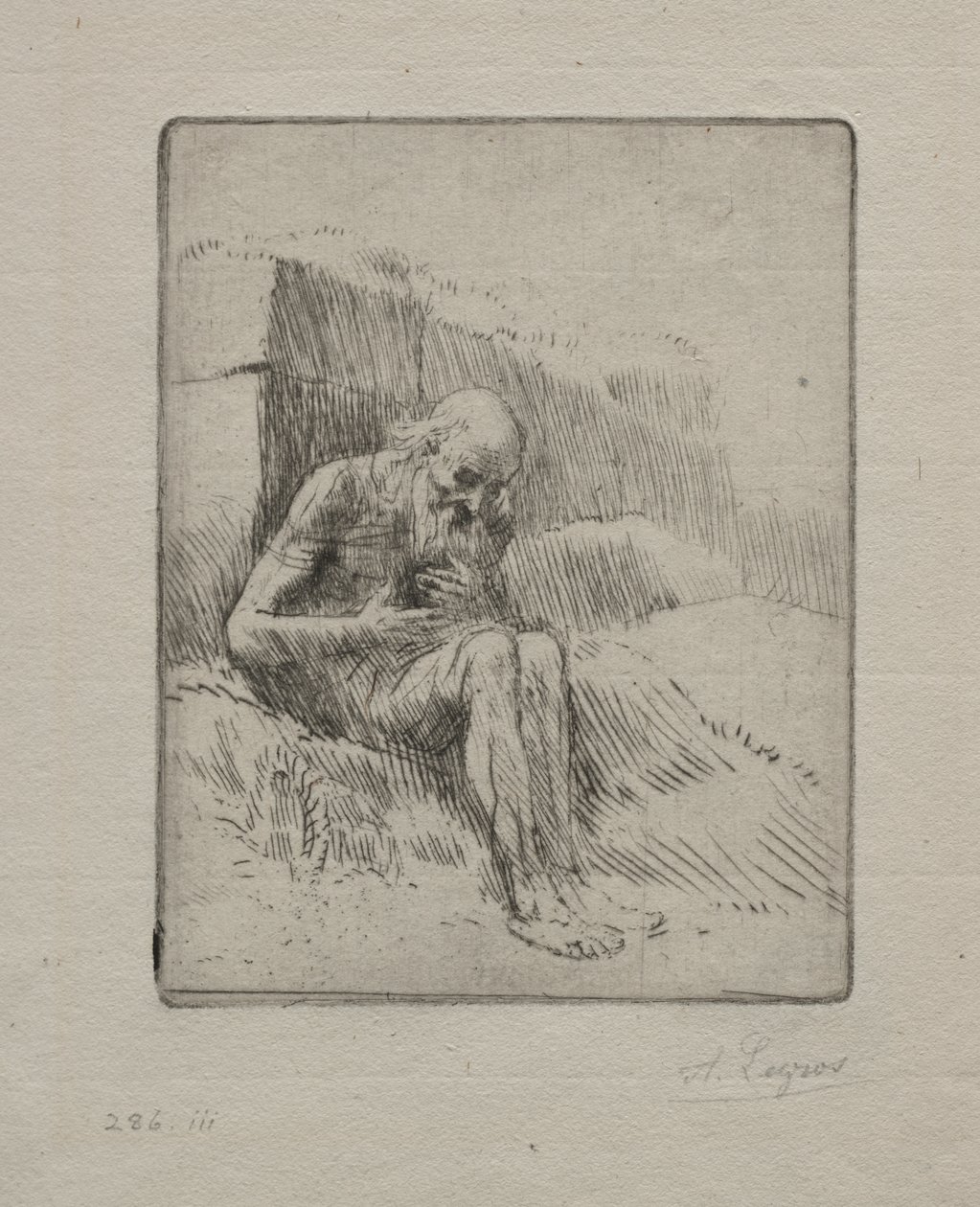 Trabalho (Segunda Placa) de Alphonse Legros