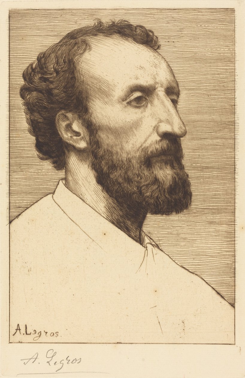 Jules Dalou, 2.ª gravura de Alphonse Legros