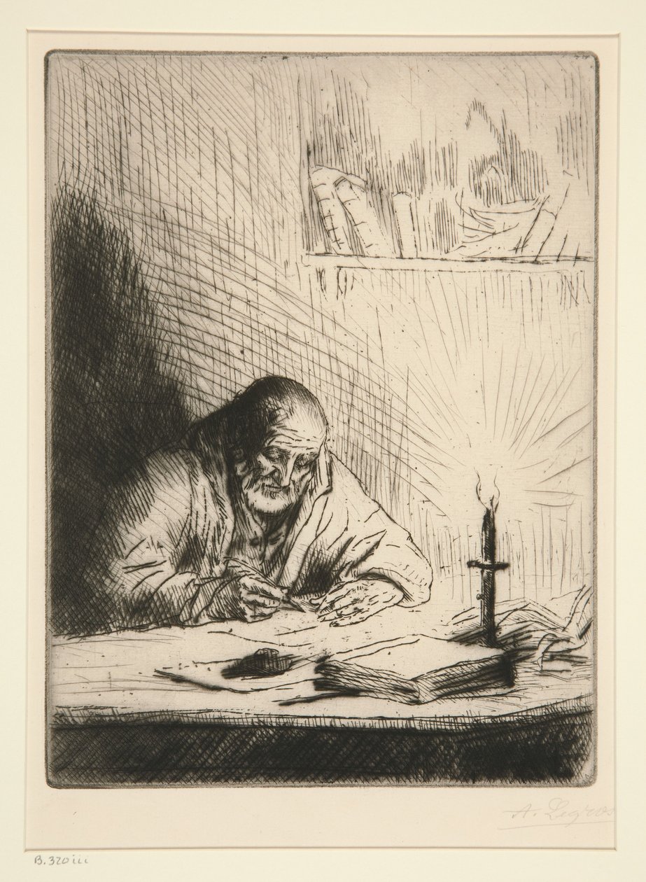 O arqueólogo de Alphonse Legros