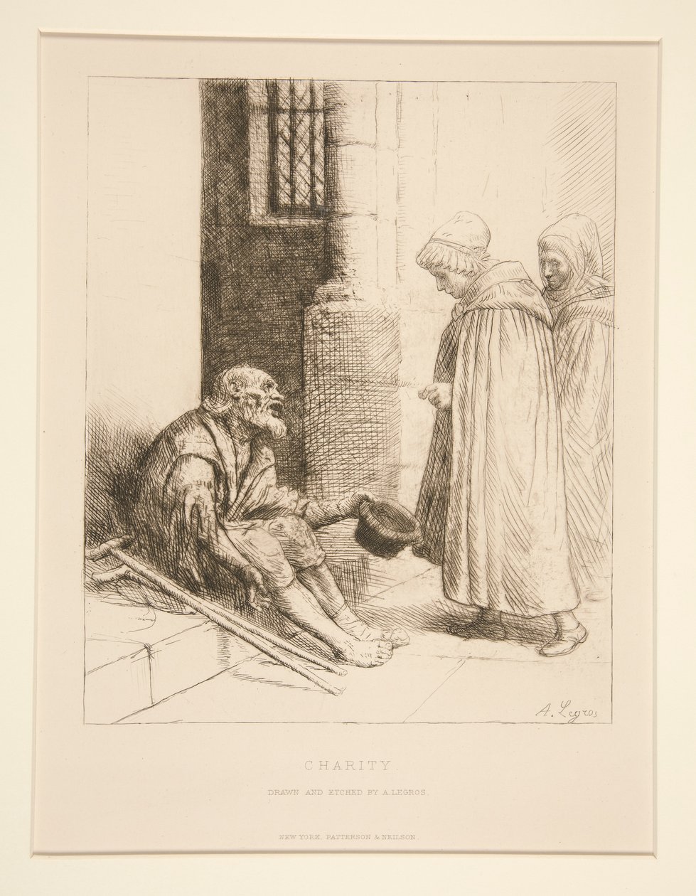 La Charite (Caridade) de Alphonse Legros