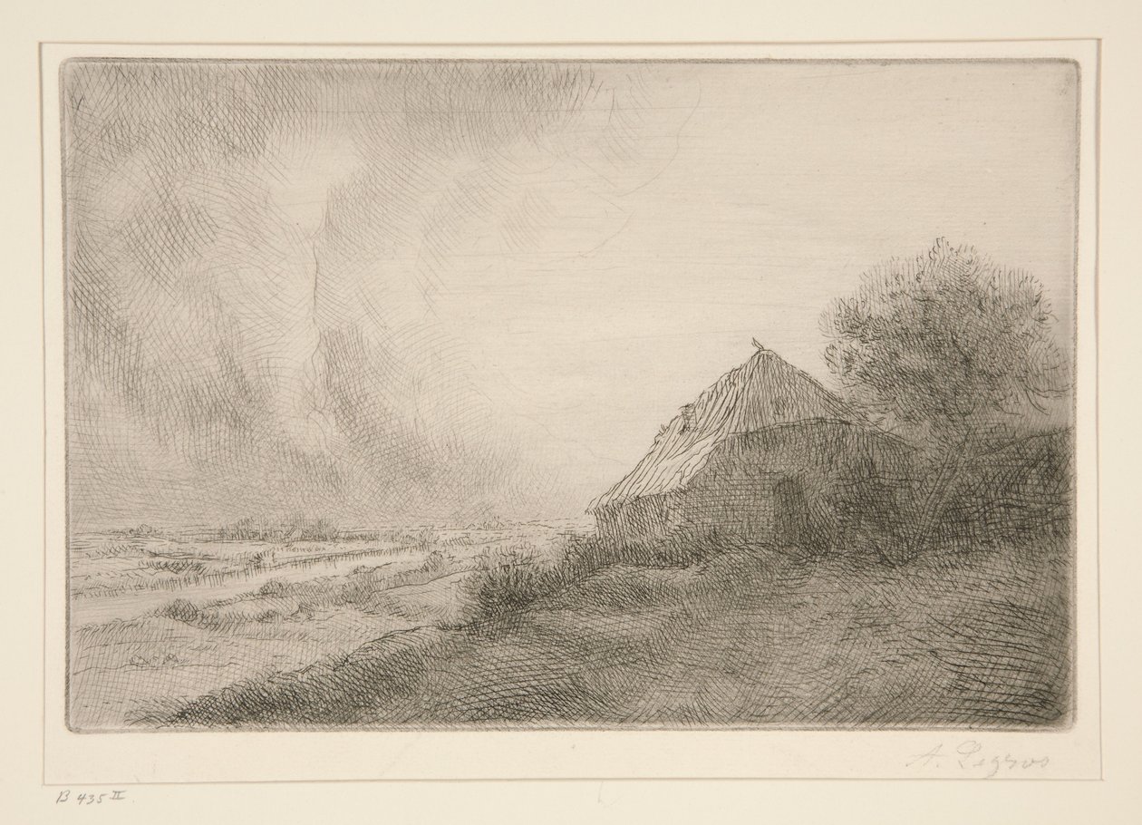 A casa rústica na colina de Alphonse Legros