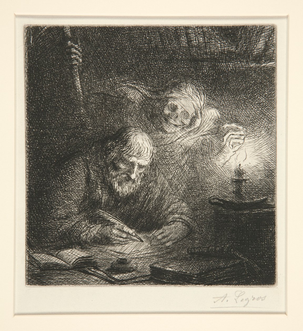 A Morte e o Filósofo de Alphonse Legros