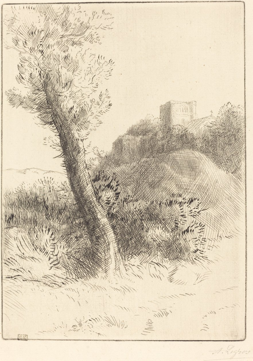Paisagem de Alphonse Legros