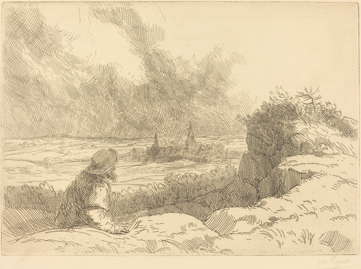 Paisagem de Alphonse Legros