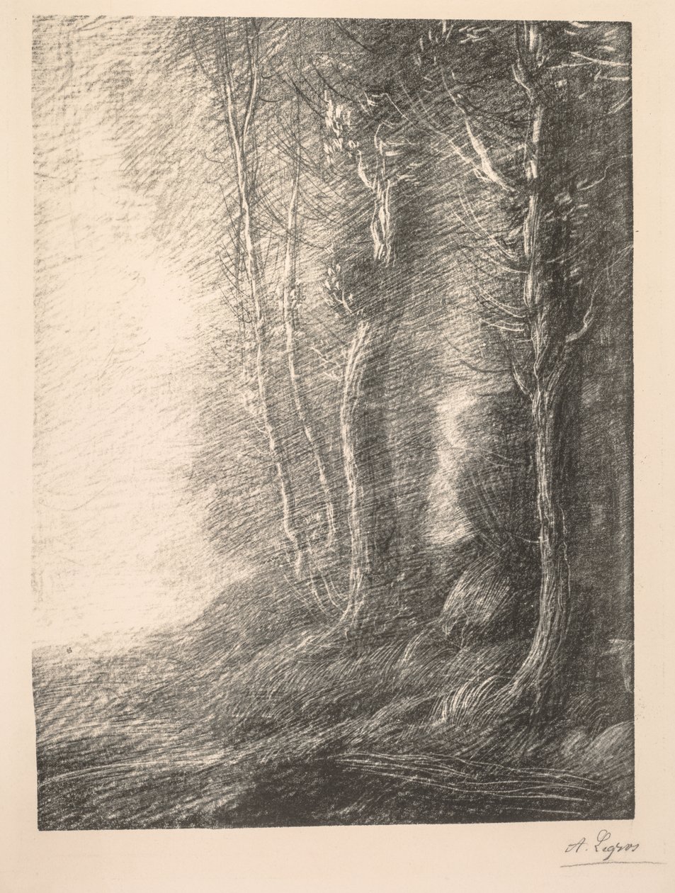 Paisagem de Alphonse Legros