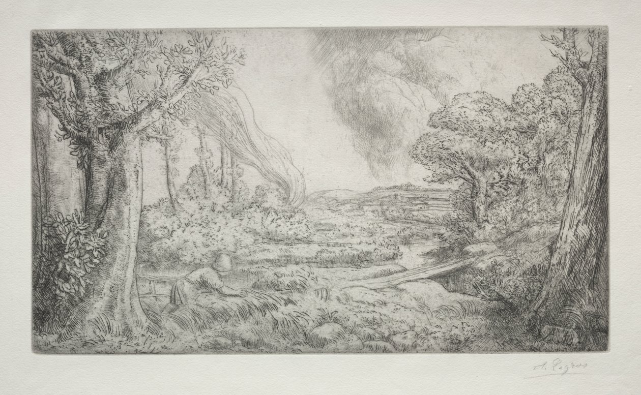 Paisagem de Alphonse Legros