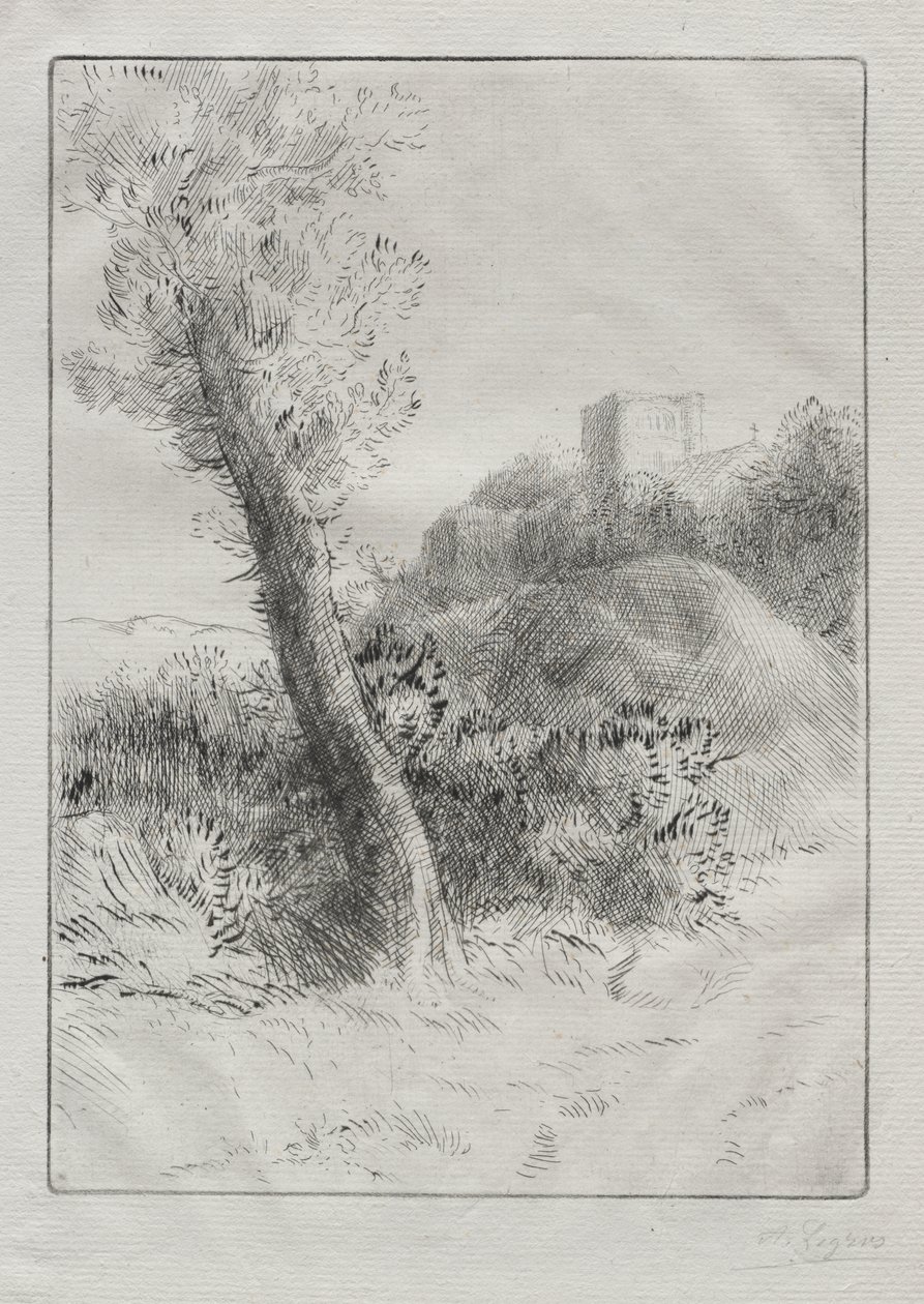 Paisagem de Alphonse Legros