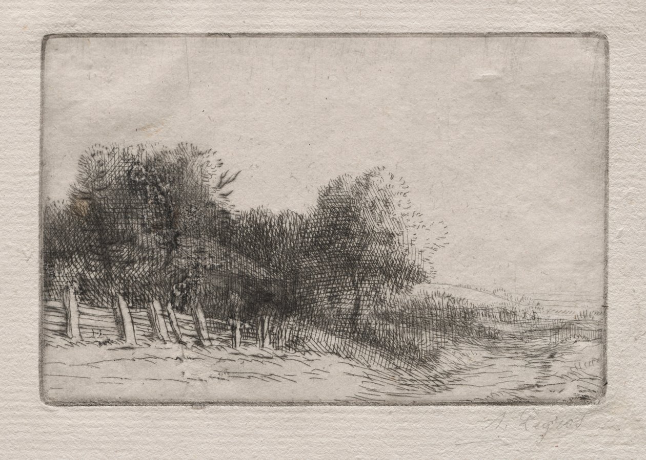 Paisagem de Alphonse Legros