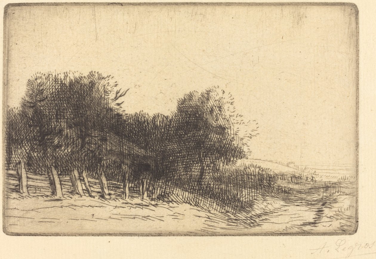 Paisagem de Alphonse Legros