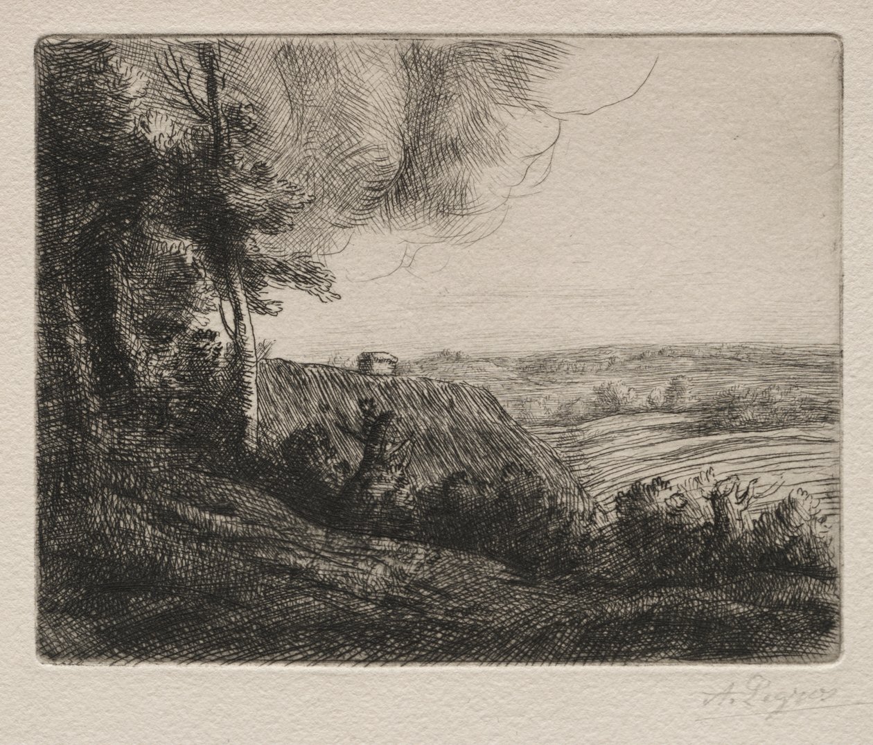 Paisagem de Alphonse Legros