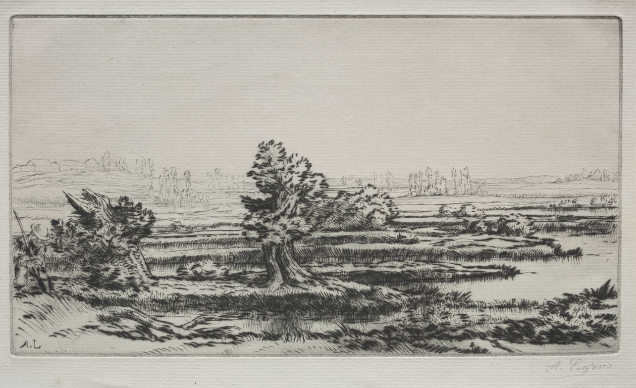 Paisagem de Alphonse Legros