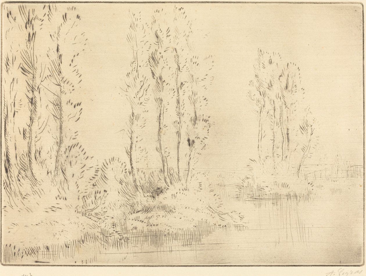 Paisagem Paisagem. de Alphonse Legros