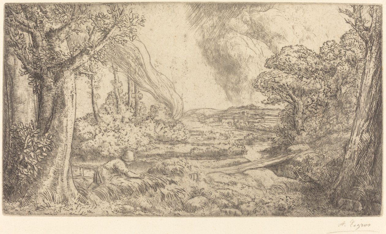 Paisagem Paisagem. de Alphonse Legros