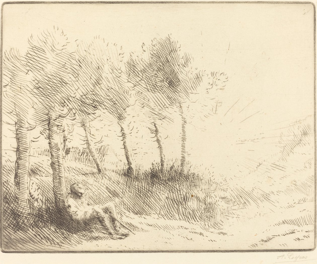 Paisagem Paisagem. de Alphonse Legros