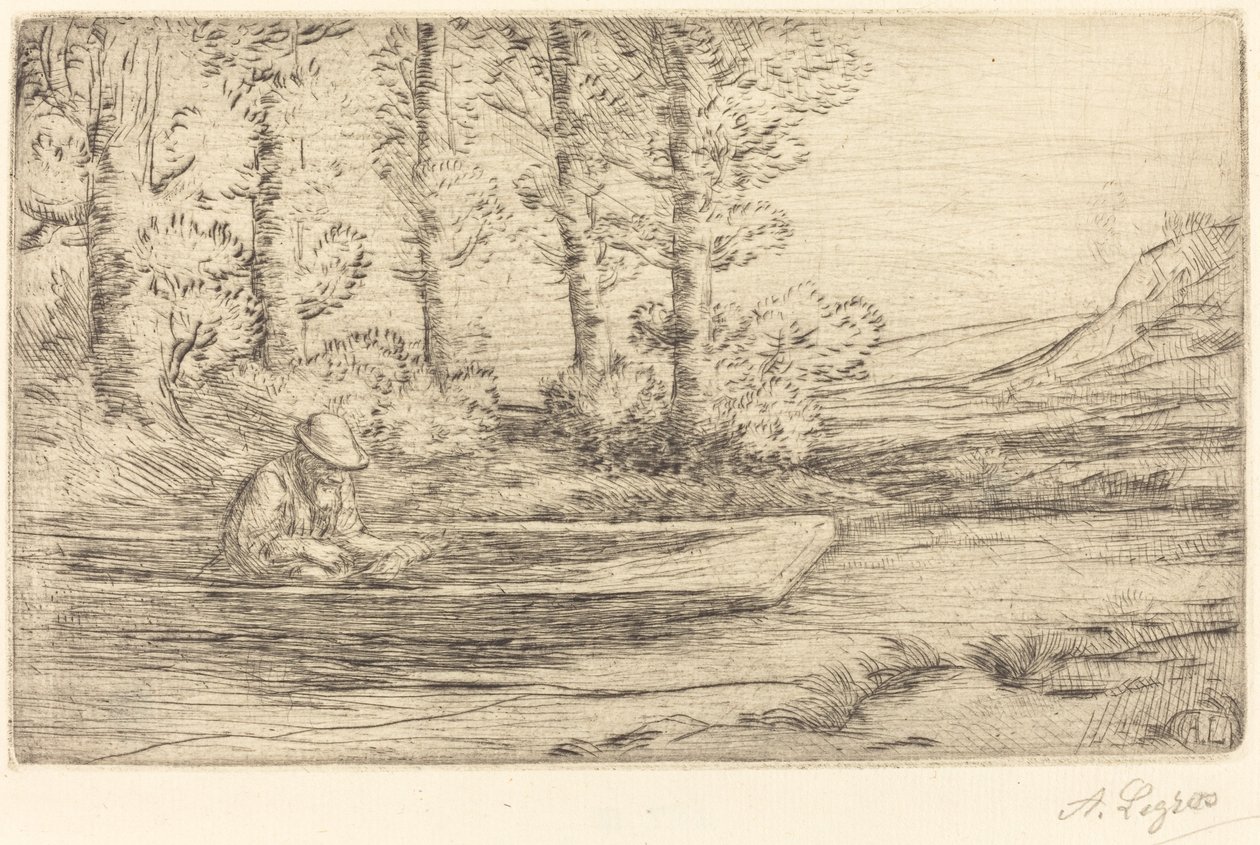Paisagem Paisagem. de Alphonse Legros