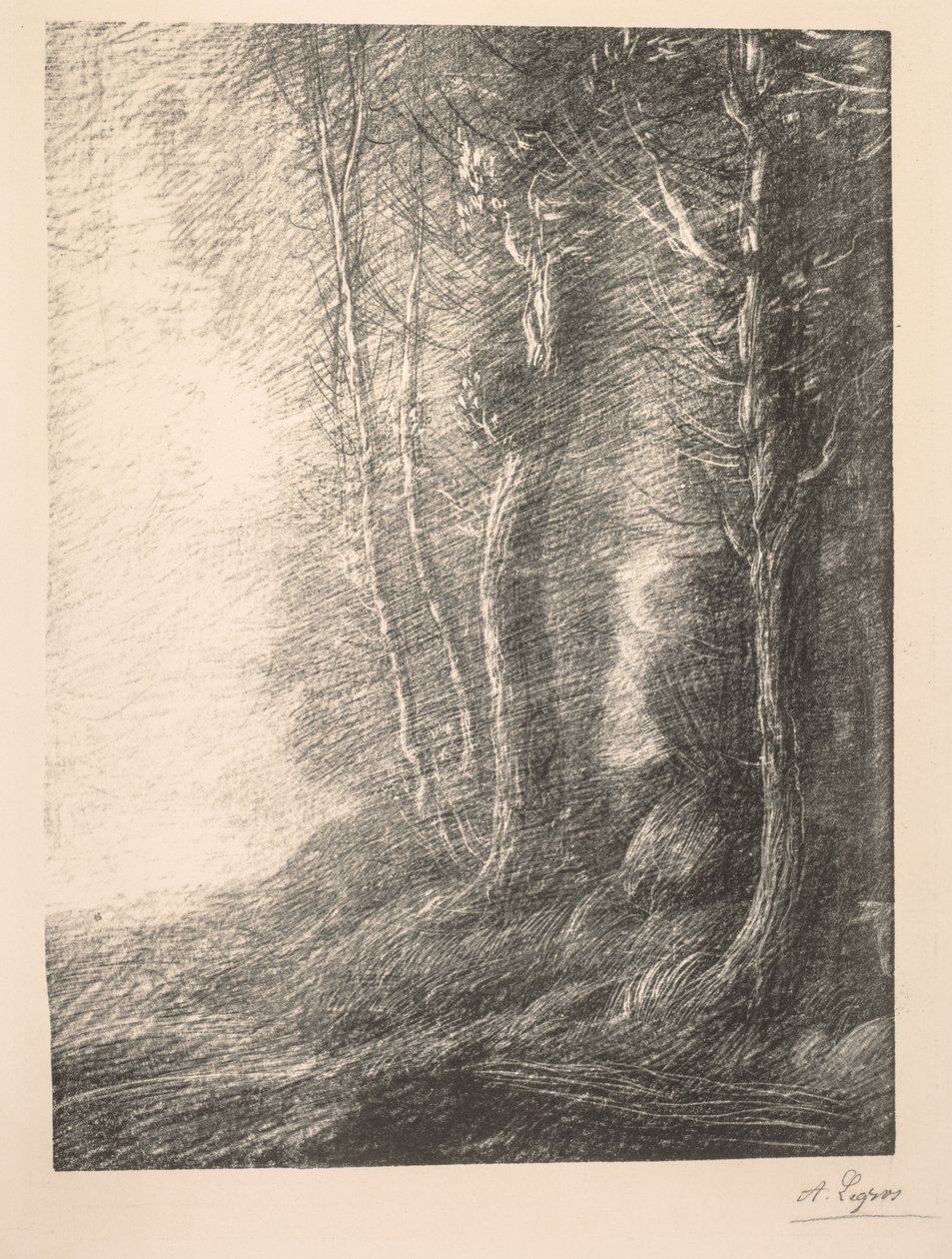 Paisagem Paisagem. de Alphonse Legros