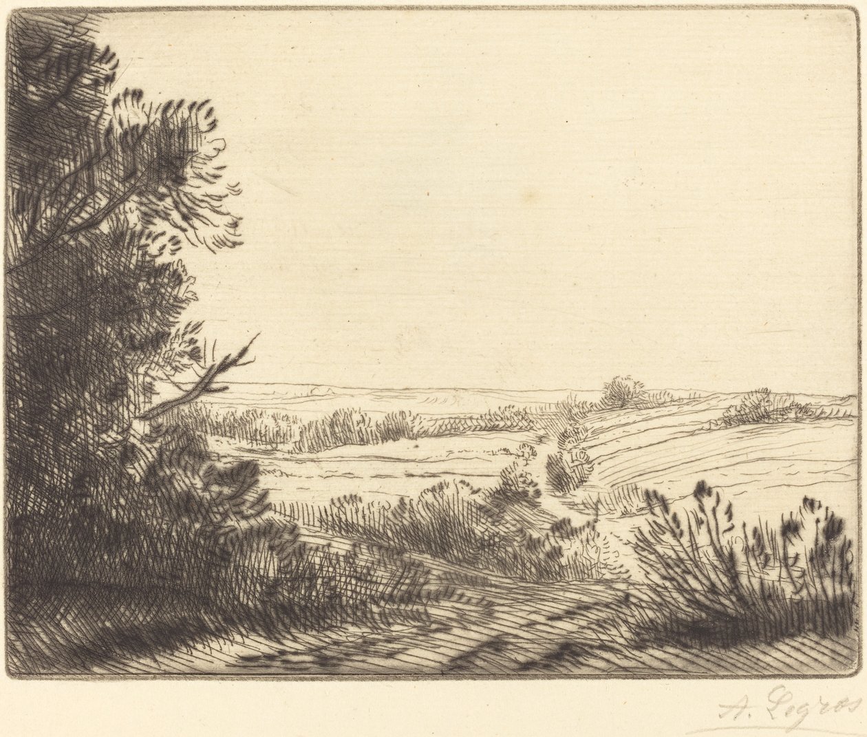 Paisagem: Estrada para Horville (Paysage: Chemin d