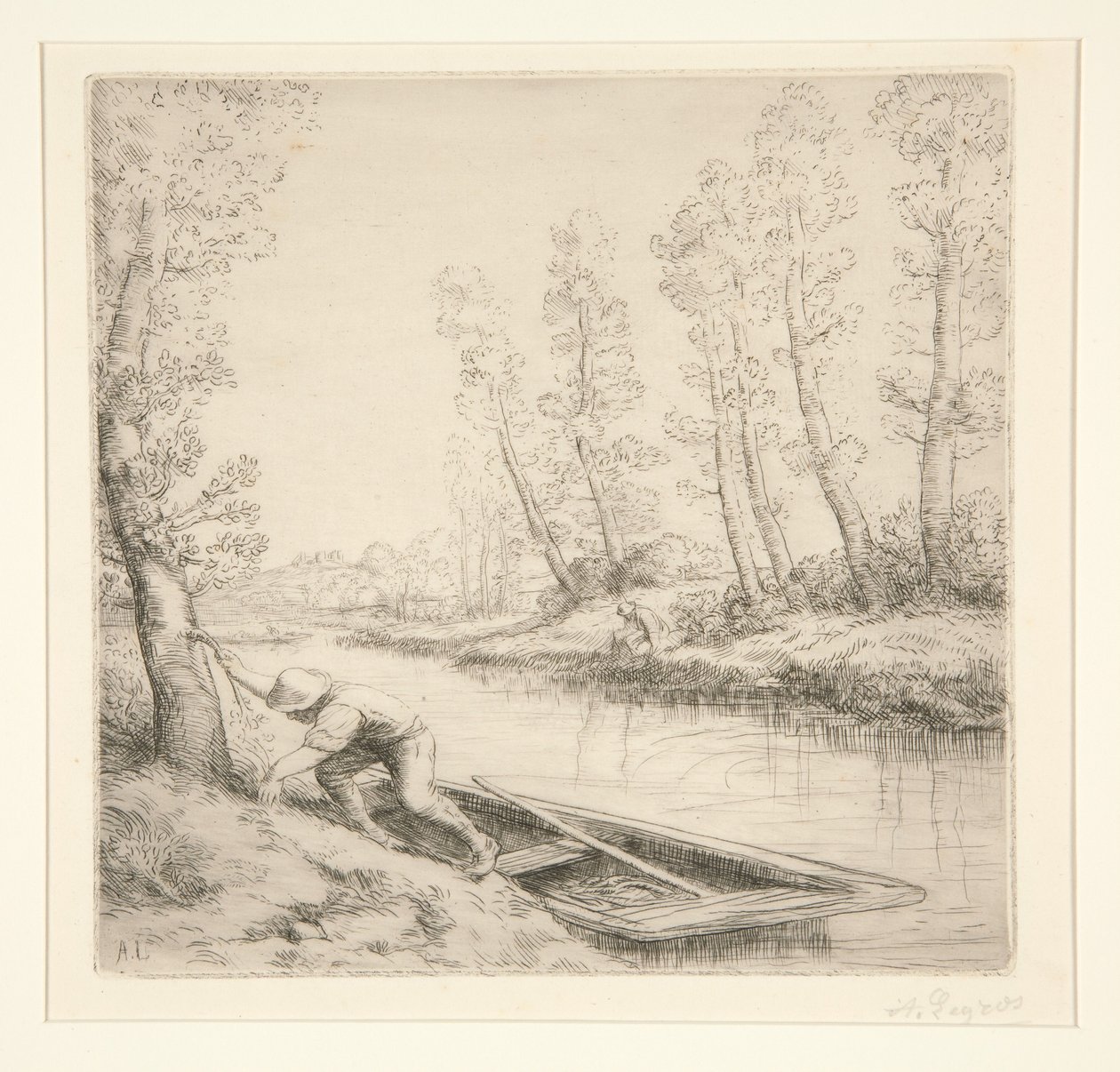 A manhã no rio de Alphonse Legros
