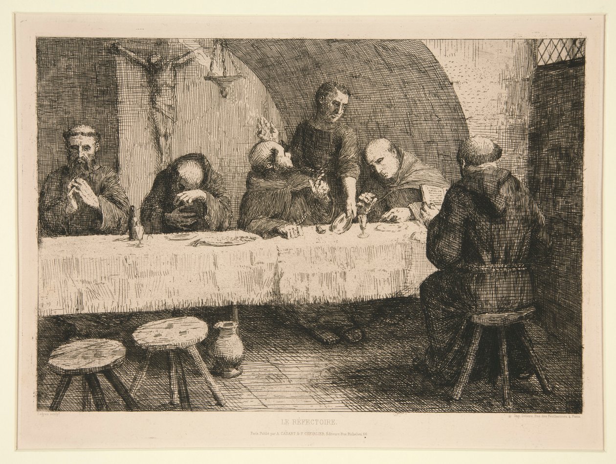 Le Refectoire (O Refeitório) de Alphonse Legros
