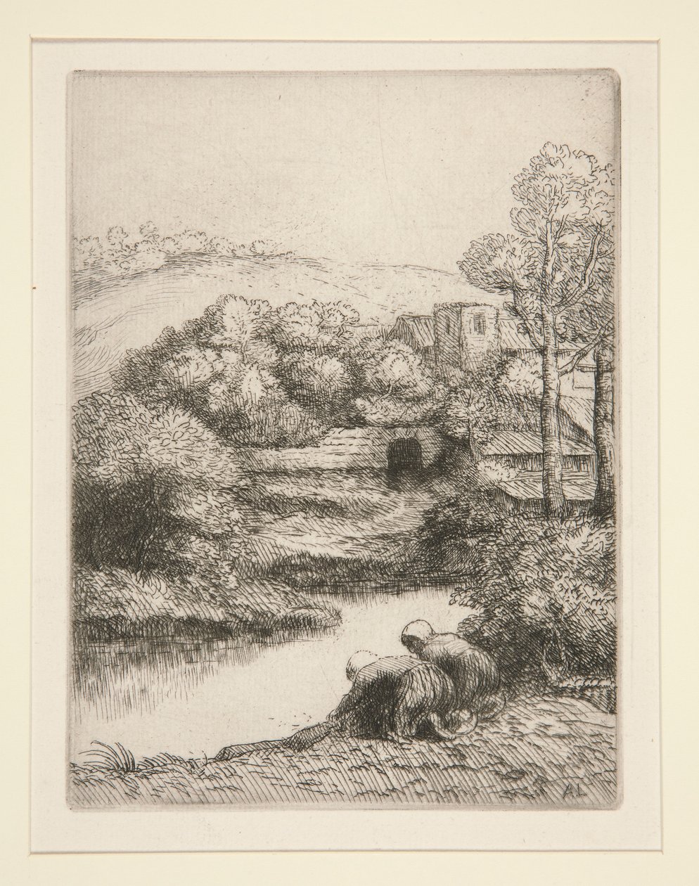 Lavanderia, ou Lavadeiras de Alphonse Legros