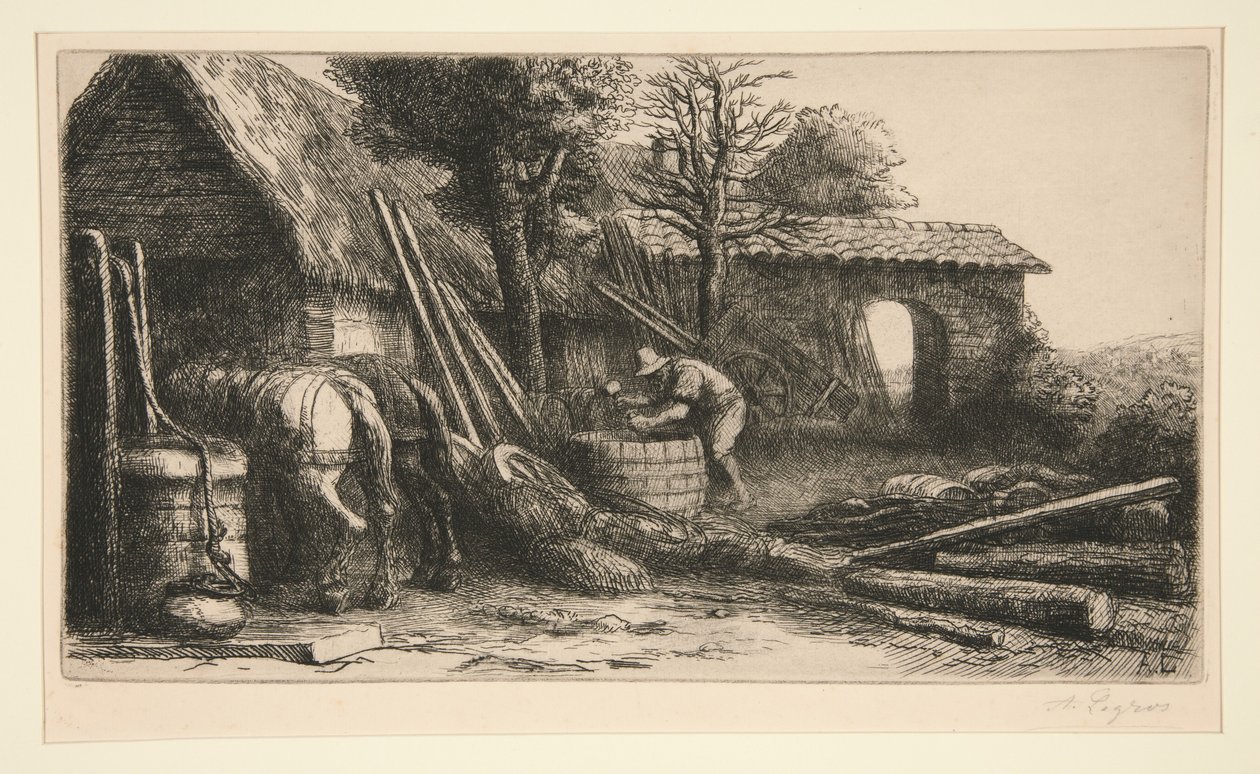 O tanoeiro (The Cooper) de Alphonse Legros