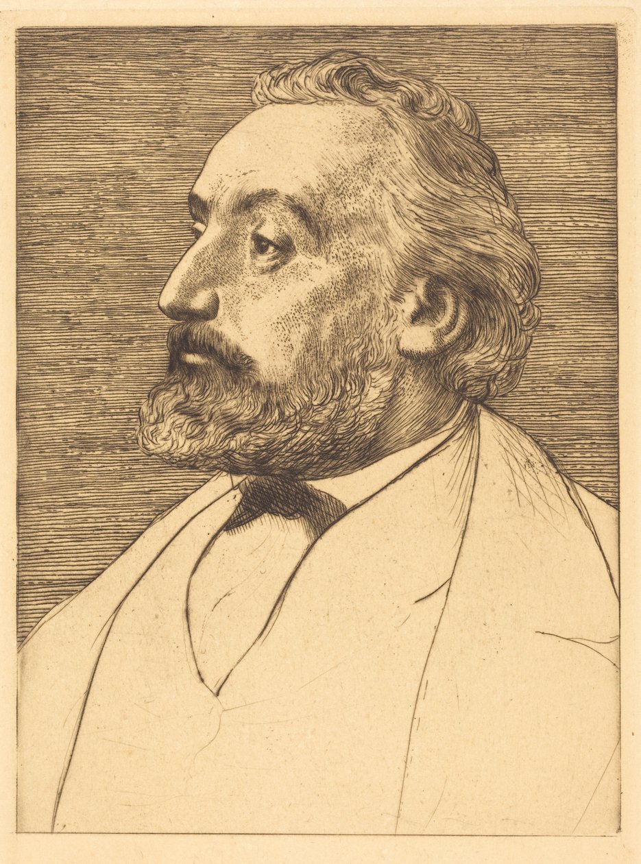 Leon Gambetta, 2.ª gravura de Alphonse Legros