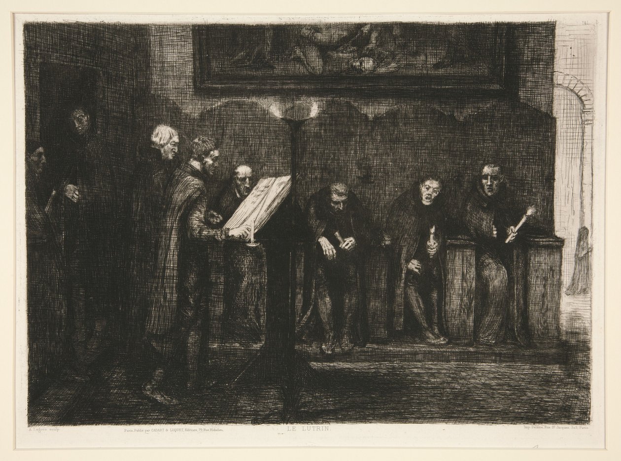Os cantores espanhóis - O atril de Alphonse Legros