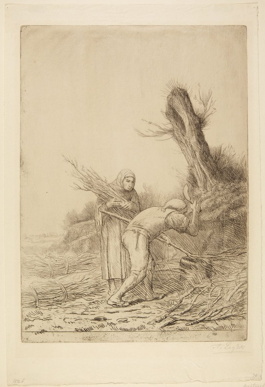 Os fabricantes de feixes de lenha de Alphonse Legros