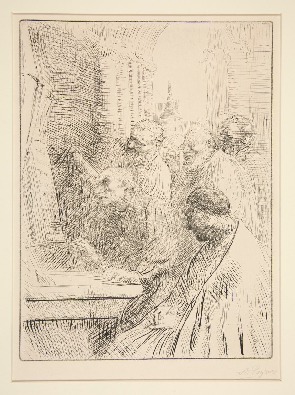 Les Moines a L de Alphonse Legros
